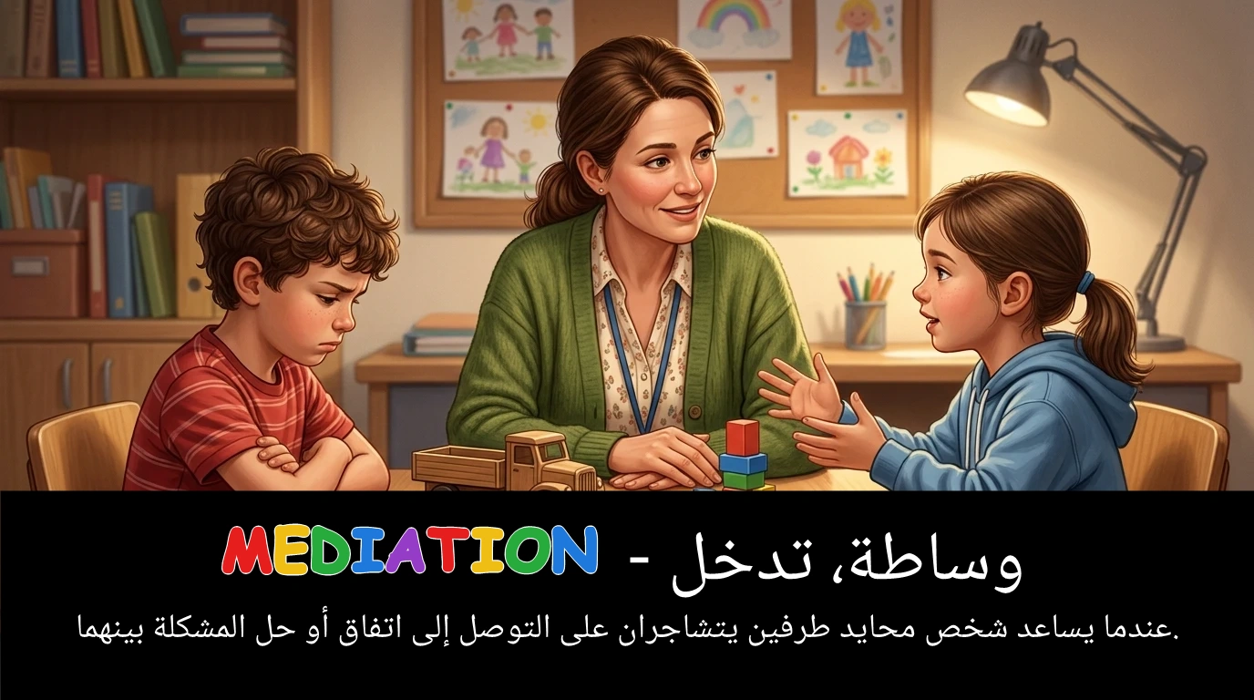 Arabic Illustration for mediation